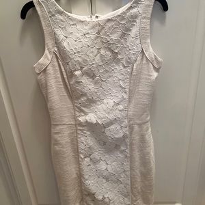 Lilly Pulitzer Resort White Pique Lace Idola Dress Size 6